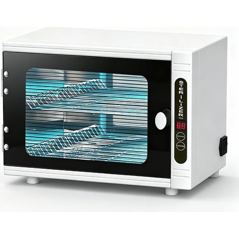 Stérilisateur UV avec minuterie, grande capacité, affichage numérique, désinfection UV, blanc (1/5)