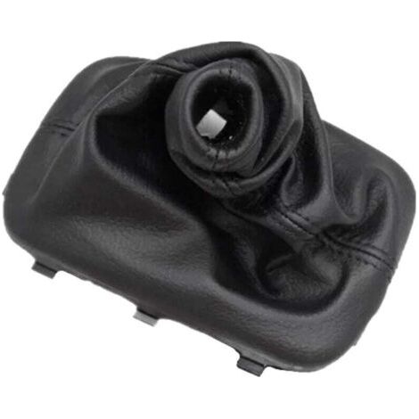 Tapa de cuero para el botón del selector del cambio automático (AT) de automóviles (1/4)