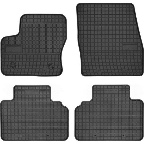 Tapis de voiture en caoutchouc pour: Ford Tourneo Courier combivan (2014-) - noir, montés (1/5)