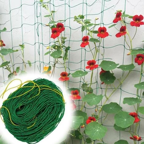 Filet pour Concombre 5 m x 2 m, Filet Jardin Treillis, Filet Plante Grimpante Exterieur, pour Concombres, Tomates, Plantes Grimpantes. (1/5)