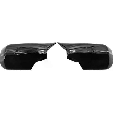Außenspiegelabdeckung „Ochsenhorn“ in Hochglanzschwarz für BMW 3er E46 (1998–2005) und 5er E39 (1995–2004) JXLGV (1/5)