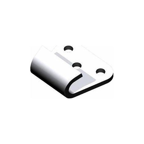 Maxter – Crochet de rangement plat 39x36 mm – Métal résistant à la corrosion – Fixation à plat pour capots et coffres – Utilisation industrielle (1/2)