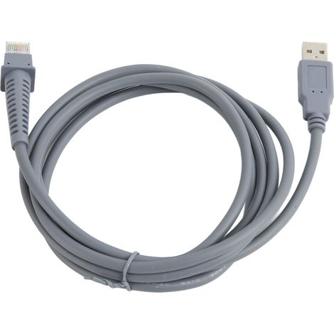 Câble de lecteur de codes-barres QR Line en PVC de 2 mètres, accessoire pour LS2208, 2208AP et LS4278 (1/5)