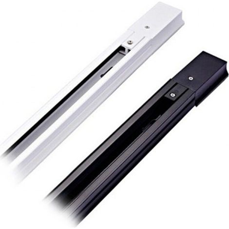 Rail 1 mètre Triphasé de couleur noir ou blanc  Couleur support: Noir