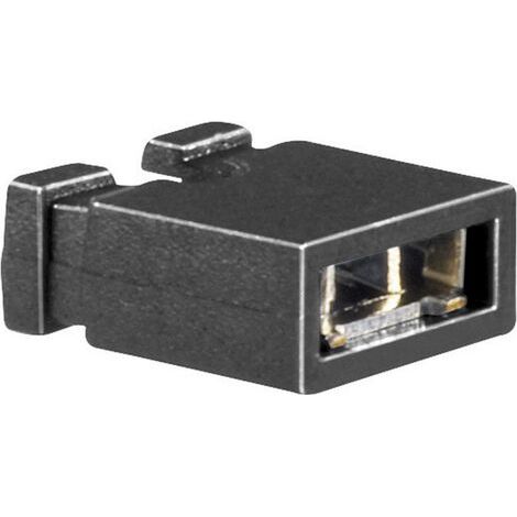 Shunt ouvert BKL Electronic 10120190 Pôle:2 Pas: 2.54 mm noir 1 pc(s) D21935 (1/3)