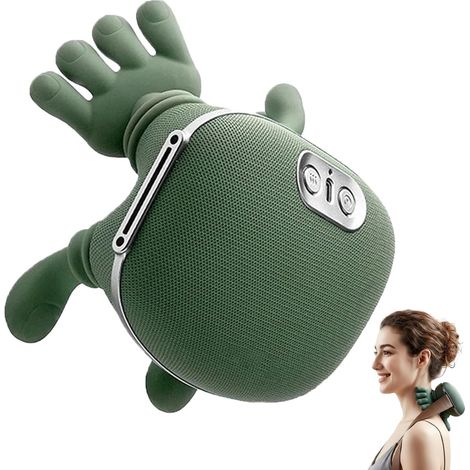 Neck Massager, 4D Neck Massager, Back and Cervical Massager with Heat, Discomfort Massager, Neck and Shoulder Massager for Travel, Relaxation, and Stress Relief (1/5)