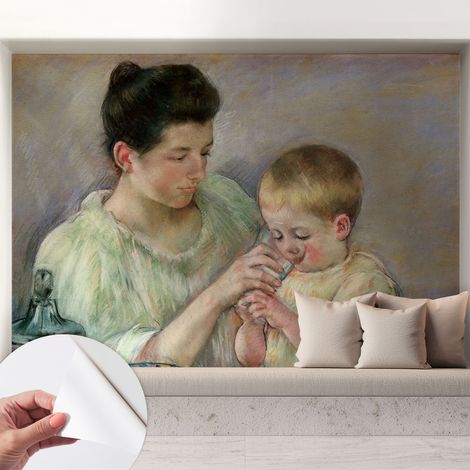 Fotomurale adesivo stickers - murali decorativo - soggiorno moderno - effetto realistico - Cura genitoriale 208x146 cm (1/5)