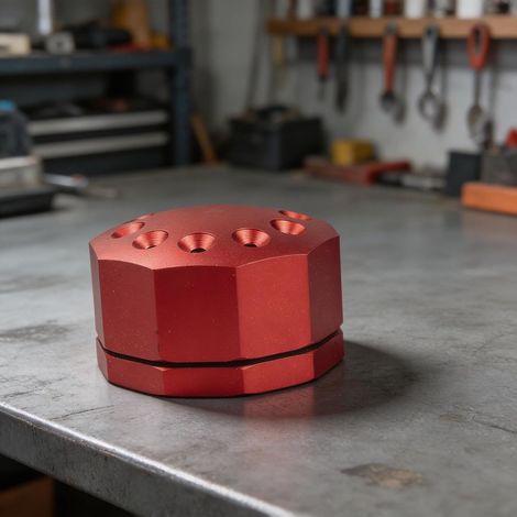 Posheliox - Base de rangement antidérapante, porte-tournevis rotatif, organisateur d'outils à 360°, étagère en alliage d'aluminium, accessoire de garage, bricolage (1/5)