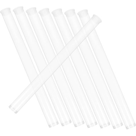 Lot de 8 Tubes de Parfum Transparents en PVC pour Organisation et Rangement, Tubes de Bâtonnets de Parfum Résistants à l'usure, Stockage à Domicile (1/5)