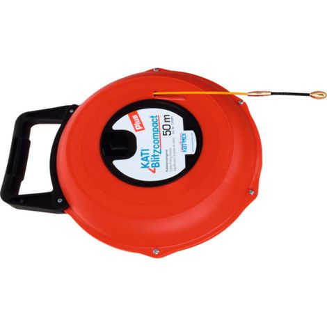 KATIMEX Tire-câbles en fibres de verre Kati Blitz compact dans un boîtier en plastique, Longueur ruban: 30 m