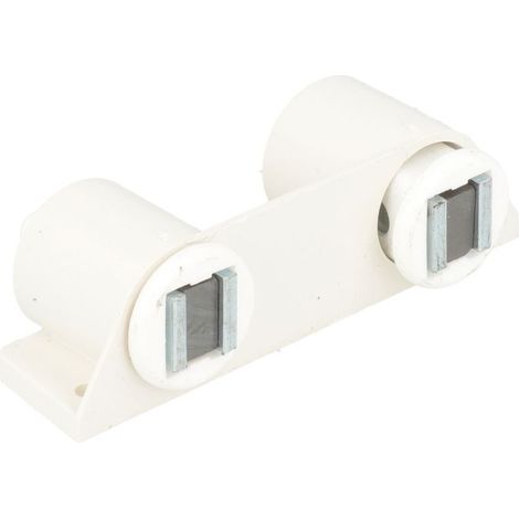 Chiusure magnetiche doppie - bianco - 1 pz