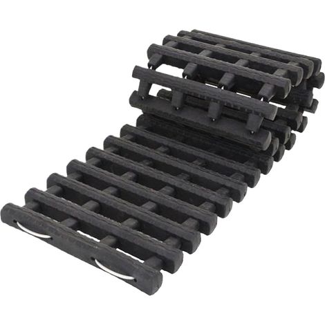Tire de traction, dispositif d'aide de traction de type portable pour une utilisation comme de véhicule, Snow and Wa Mud Aid Disvice Aid Disvice Handpack Snow and Traction Mat boue et sable (1/5)