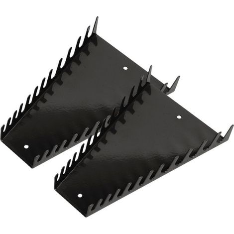 Sealey WR03 Spanner Rack Magnetic Capacity 12 Spanners - Twin Pack