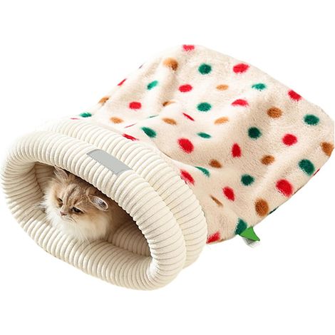 Sac De Couchage En Nid Pour Chat Lit De Sommeil Chaud Et Thermique Pour (1/5)