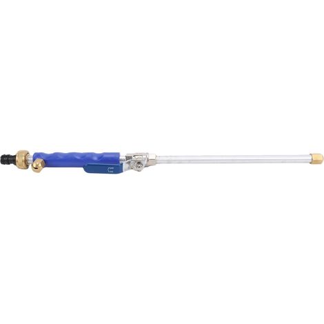 Baguette de Lavage Haute Pression, Baguette de Pulvérisation d'eau en Métal et en Plastique avec 2 Buses Connecteur Rapide, pour le Nettoyage du Jardin du Pont de Bateau de Voiture, le (1/5)