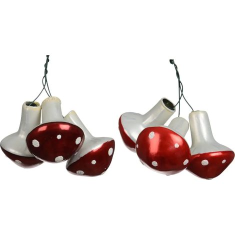 Fungo decorativo in vetro H4 cm (1/2)