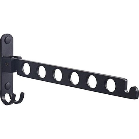 Wall Mounted Clothes Drying Rack, 90° Rotation Wall Mounted Foldable Clothes Rack, for Balcony, Bathroom, Hotel (1/5)