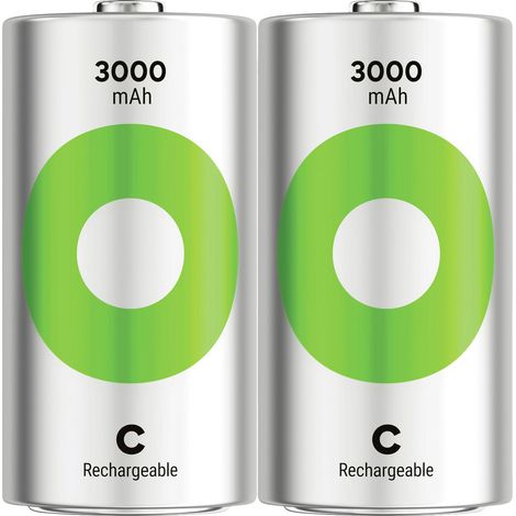 GP ReCyko Baby (C)-Akku NiMH 3000 mAh 1.2 V 2 St. (1/5)