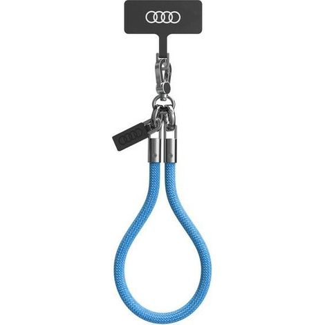 Cordón universal para teléfono Audi de 28 cm, color azul (1/3)