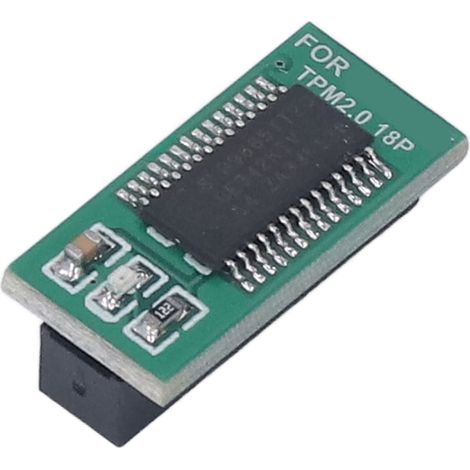 Module de sécurité TPM 2.0 à 18 broches, processeur de chiffrement discret haute sécurité pour Windows 11 (1/5)