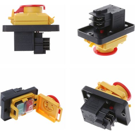 The KOA1L electromagnetic switch features a 5-pin industrial connector, identical to the KDU model, and protects against power outages and undervoltage. It is compatible with the HCK3, HCK10, and DZ08
