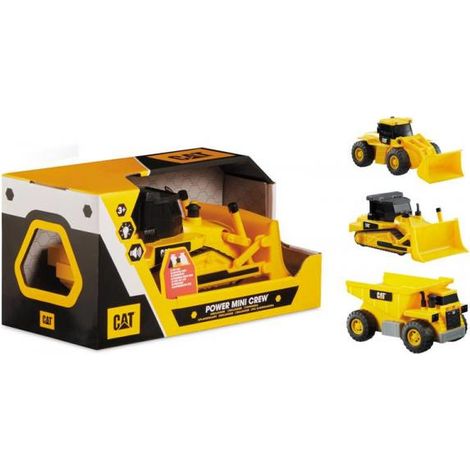 Mondo Motors - Caterpillar CAT Power Mini Crew Lights and sounds - dimensione 15 Cm - Colore Giallo / Nero - 25513 (1/4)