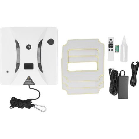 Robot lave-vitres entièrement automatique 2800 Pa avec télécommande pour fenêtres en verre et en carrelage de grande hauteur, prise UE 100–240 V (1/5)