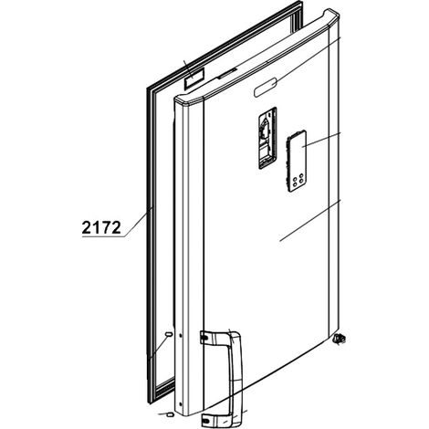 Guarnizione porta frigorifero (codice 2172) - Frigorifero, congelatore - BEKO - 4357582