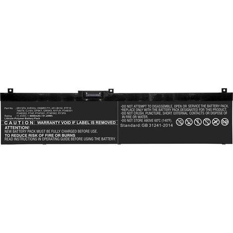 Batería para portátil Dell de CoreParts, mbxde-BA0217
