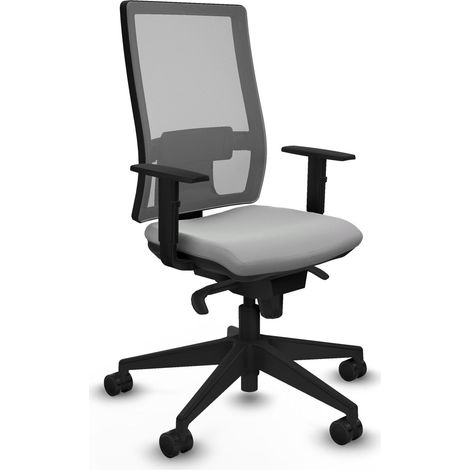 Bürostuhl piqueras y crespo Hornas grau Mesh und Kunstleder