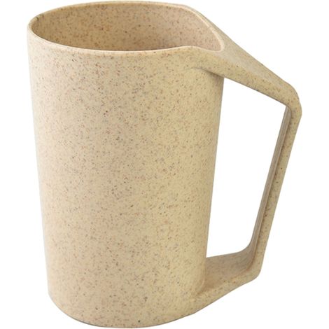 Tasse - En Paille De Blé - Légère - Empilable - Pour Café Eau Thé - 350 Ml - Lot De 4 (1/5)
