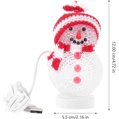 Bonhomme de neige lumineux de Noël, bonhomme de neige en peluche | Figurines de bonhomme de neige Bonhomme de neige en peluche illuminée, décoration bonhomme de neige, jouet bonhomme de neige