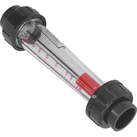 Compteur débit liquide précision ABS tube plastique 0.6-6m³/h pour eau (1/5)