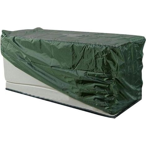 Protective cover for garden furniture, 210D Oxford, waterproof and dustproof (green, 123 x 62 x 55 cm) (1/3)