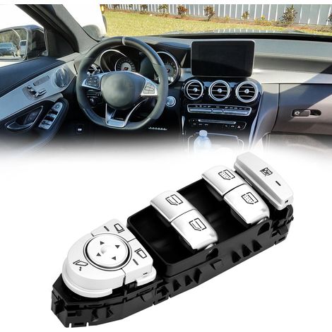 Elektrischer Fensterheberschalter für die Fahrerseite, kompatibel mit Mercedes-Benz C-Klasse (W204) C300, C63 AMG, C350e – Hauptschalter für das vordere Seitenfenster (1/5)
