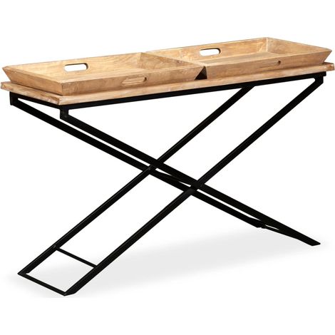 Konsolentisch Mangoholz Massiv 130 x 40 x 80 cm