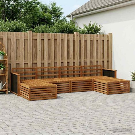 vidaXL Outdoor Sofa Set 6 pcs Solid Acacia Wood (1/5)