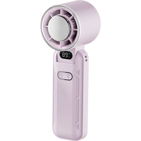 1 Ventilateur, pliable, rechargeable USB, écran numérique, batterie 3000mAh, pour voyage et camping (1/5)