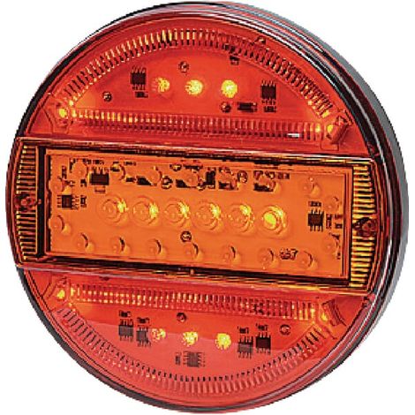 LED-Rückleuchte, rund, Ø 140 mm, 12/24 V, Kramp LA40011 (1/5)