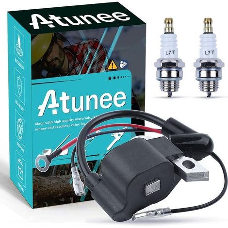 Bobine d'allumage avec 2 bougies pour Stihl MS180 017 018 MS170C MS180C Tronçonneuse Pièce de rechange 1130 400 1302 (1/5)