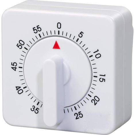 Minuteur de cuisine mécanique portable avec alarme de compte à rebours de 60 minutes (1/5)