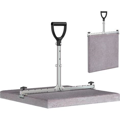 LANGFIT® Plattenheber mit 3-fach höhenverstellbarem Griff 30-62cm - MS-PH2062T
