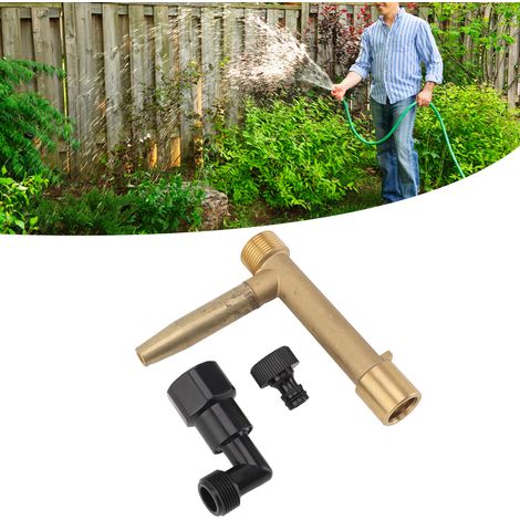 Llave de válvula de liberación rápida para riego de jardín – kit de riego (llave de válvula, codo de conexión, varilla de cobre) (1/5)