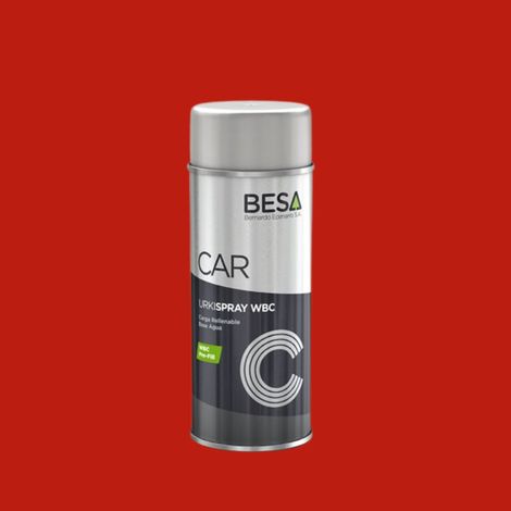 Bombe de peinture bi composant Rouge Signalisation RAL 3020   Mat