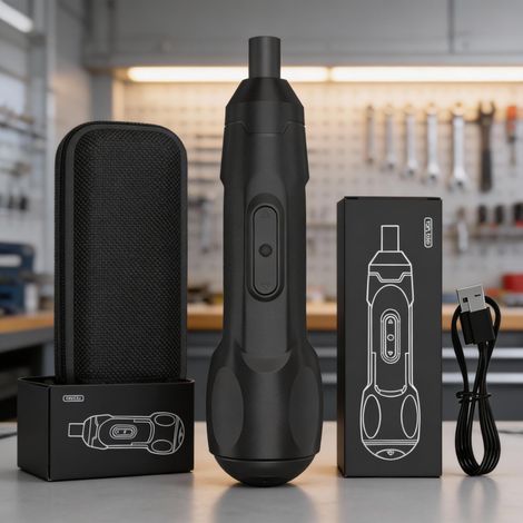 Jeu de tournevis électrique sans fil professionnel rechargeable par USB, outil manuel pour l'assemblage électronique, les loisirs et l'entretien automobile.
