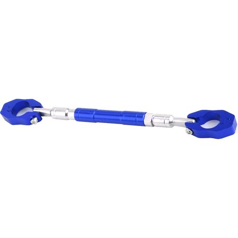 7/8-Zoll-Motorradlenker, verstellbare, verstärkte Querstange, Balancehebel, CNC-gefräste Aluminiumlegierung, Universalblau (1/5)
