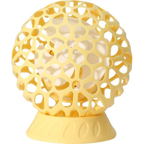 Ventilador de juguete ZB060, mini ventilador de escritorio con luz nocturna, 3 velocidades, batería de 500 mAh (USB). (1/5)