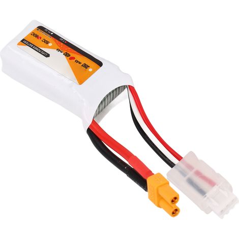 Batterie LiPo 7.4V 2S 450mAh 60C avec connecteur XT30 pour drones, hélicoptères et voitures RC (1/5)