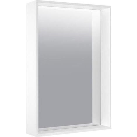 Miroir cristal X-Line 460x850x105mm cachemire non lumineux KEUCO