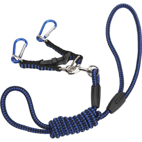 Câble de remorquage en nylon avec sangle de récupération universelle pour voitures télécommandées 1/5, 1/8 et 1/10 (bleu) (1/5)